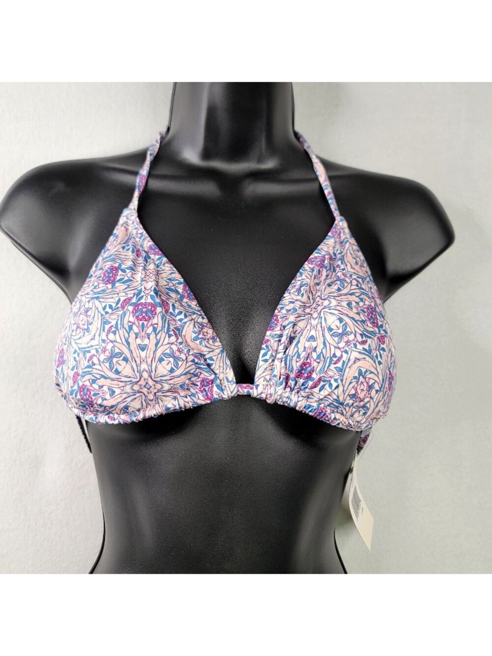 Eberjey M Marimar Gisele Multi-Color Halter String Bikini Top Beach Resortcore